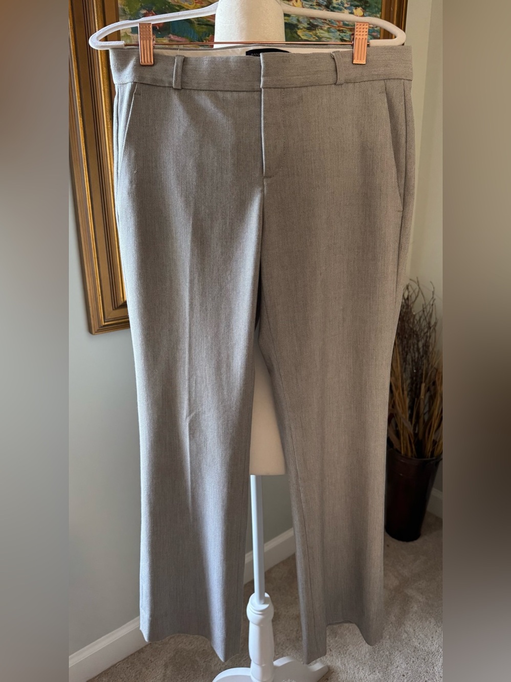 Banana Republic Logan Pants Light Grey Heather Size 4